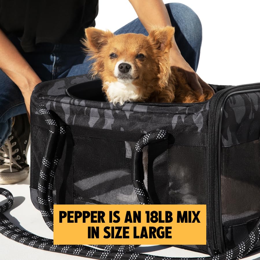 Roverlund Transportín Mascotas: materiales duraderos para uso frecuente y viajes.