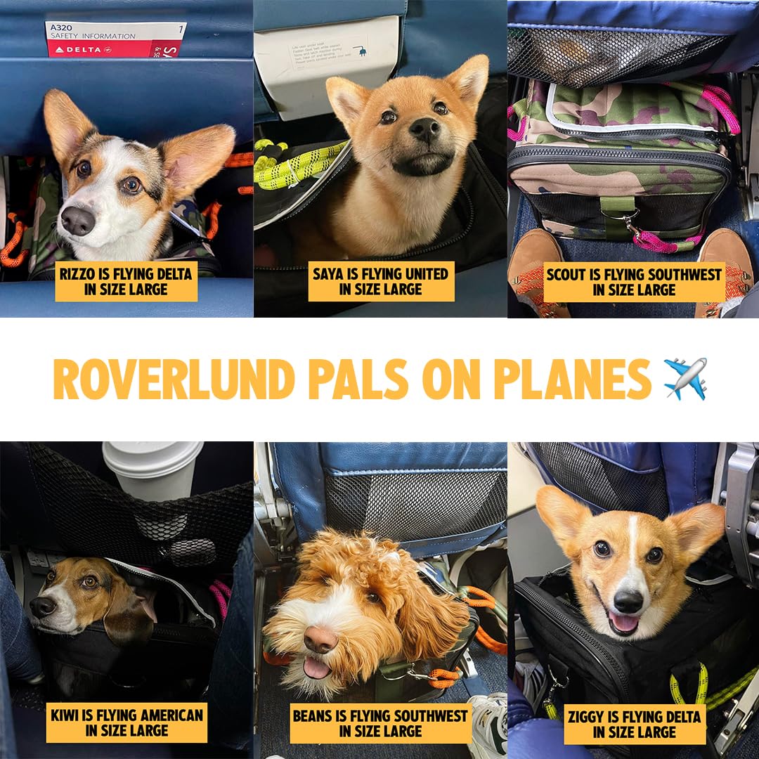 Roverlund Transportín Mascotas Talla pequeña: apto para mascotas de hasta 12,5 libras.