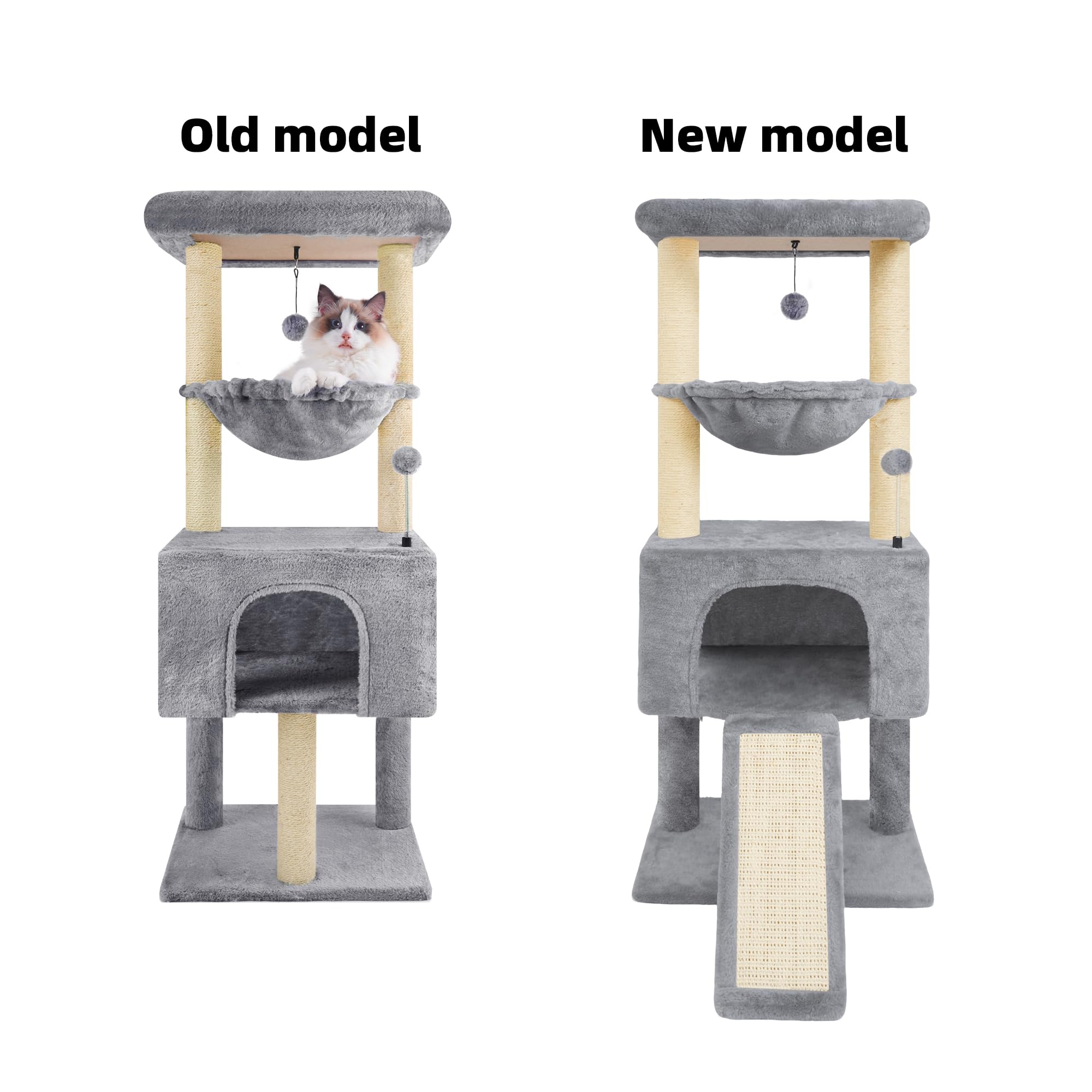 Roypet Arbol Gatos 43-3 plataformas: zonas elevadas para observar y jugar.