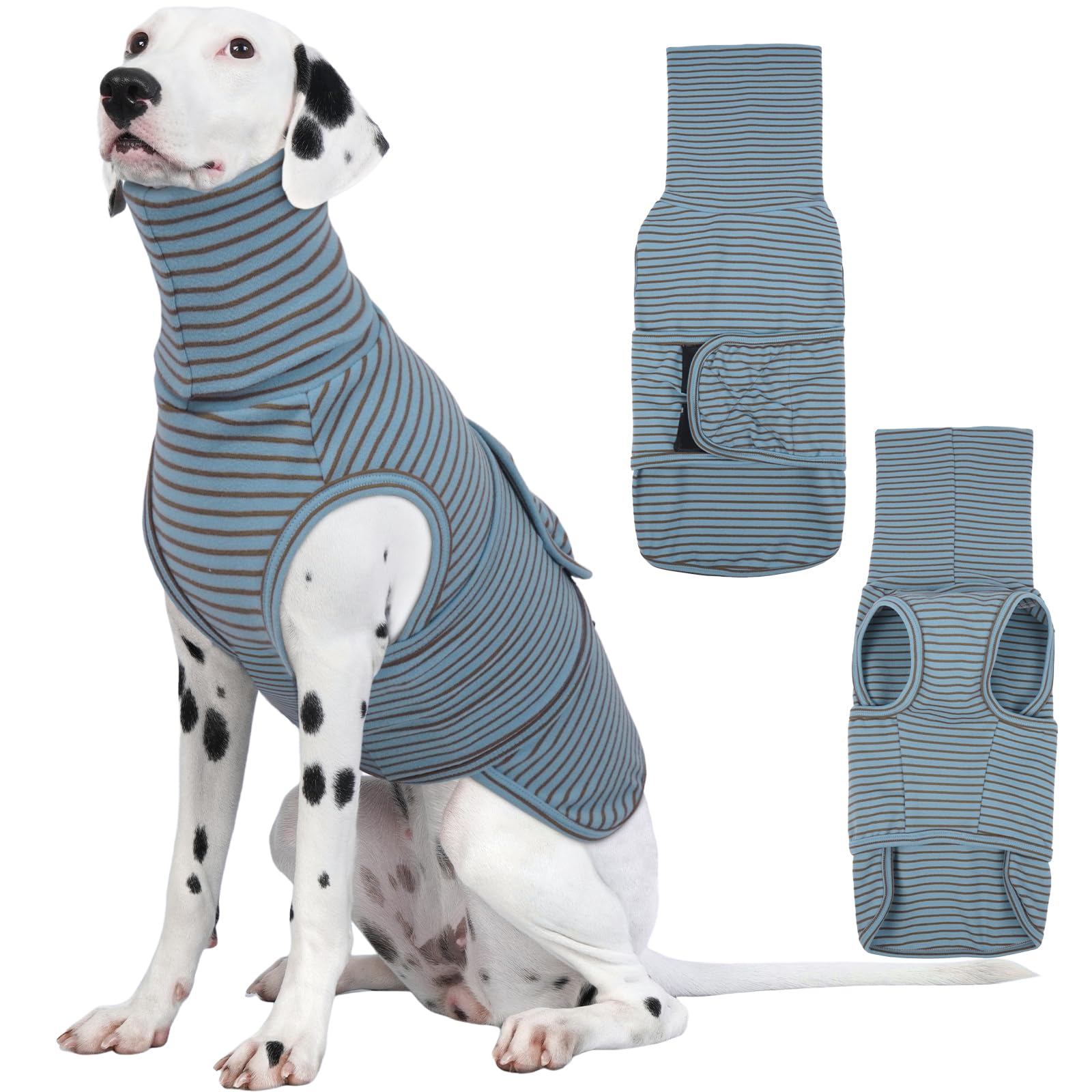 ROZKITCH chaleco peso para perro cuidado de orejas durante curas