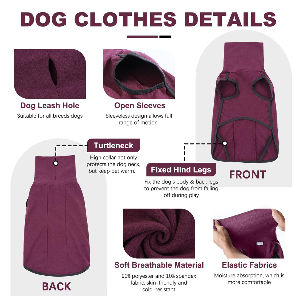 rozkitch chaqueta perro, diseño sin patas: mayor libertad de movimiento