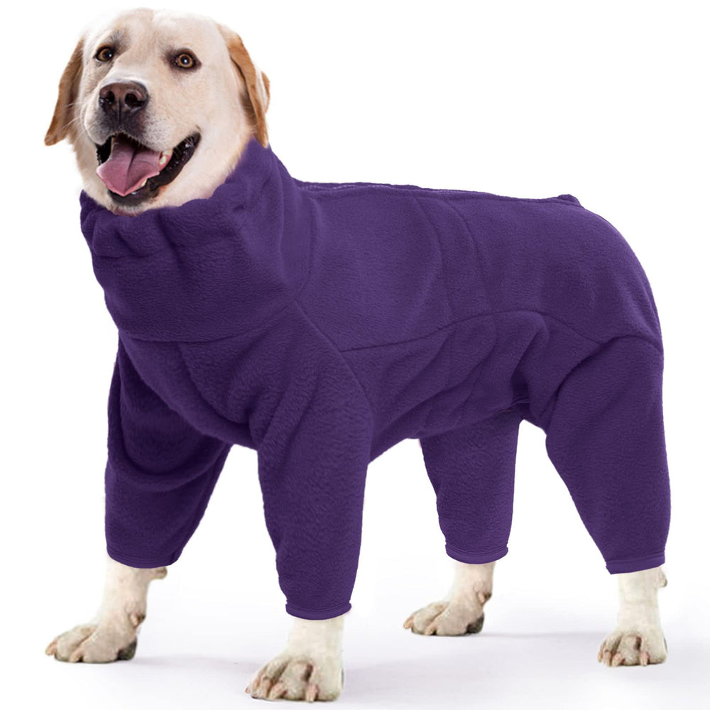 ROZKITCH chaqueta morada para perro frontal, abrigo cálido para paseos de invierno