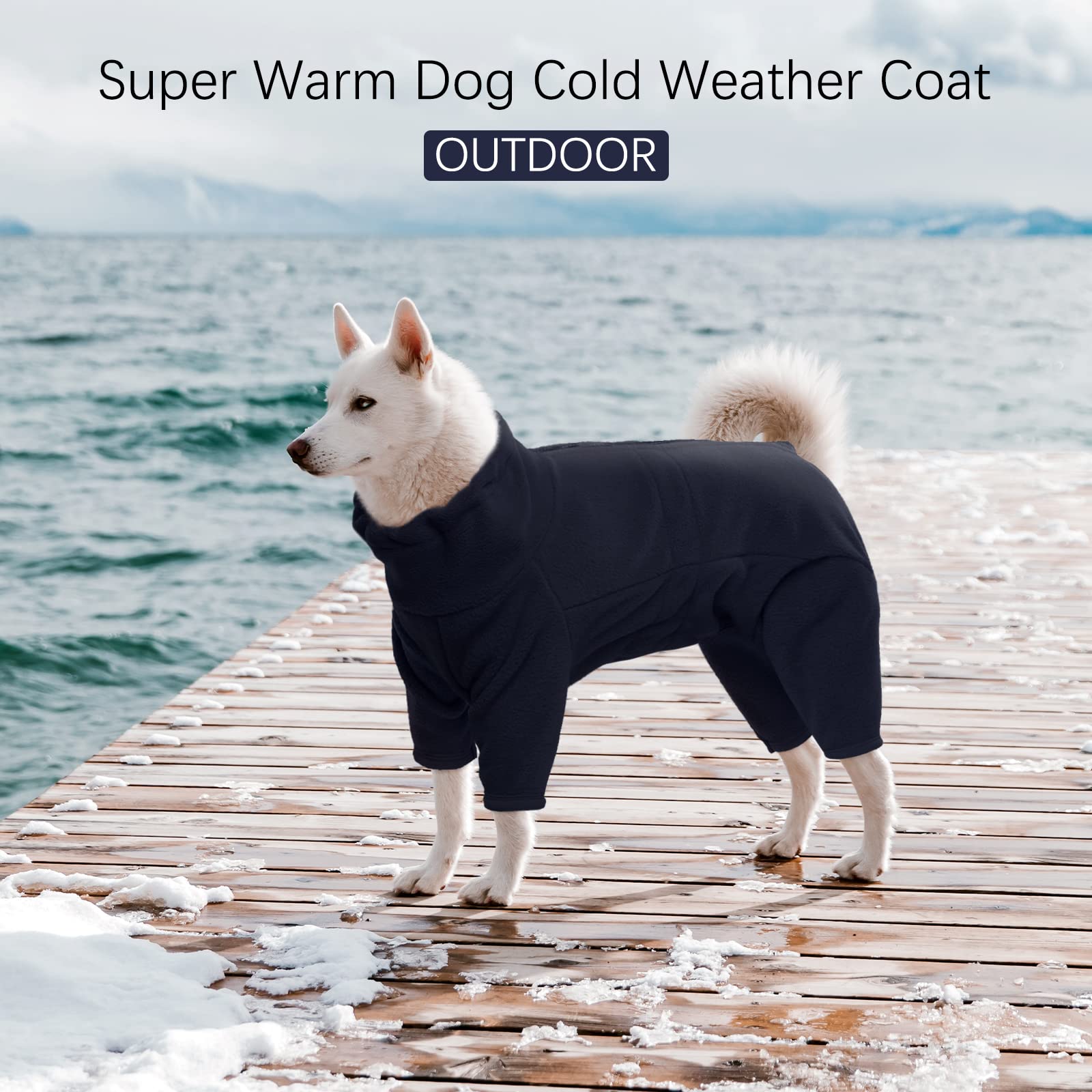 ROZKITCH cuello alto ajustable perro: calor alrededor del cuello.
