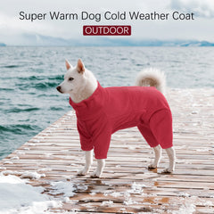 ROZKITCH cuello alto polar para perro, cobertura adicional en frío.