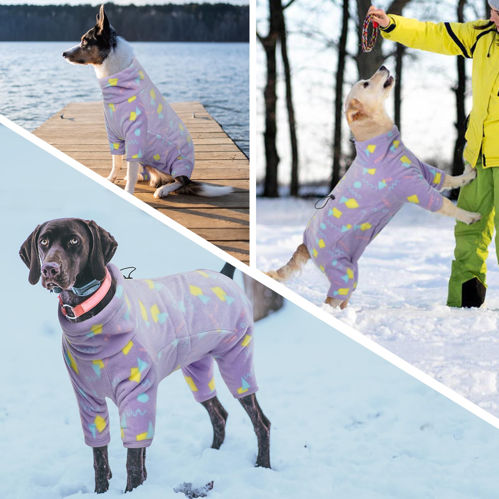 ROZKITCH mono polar doble forro, cobertura para cuatro patas