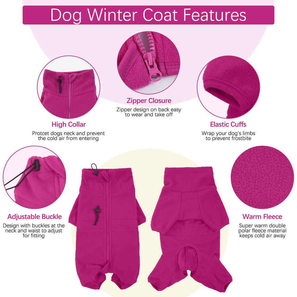 ROZKITCH mono invierno para perro pequeño, facilita vestir sin estrés