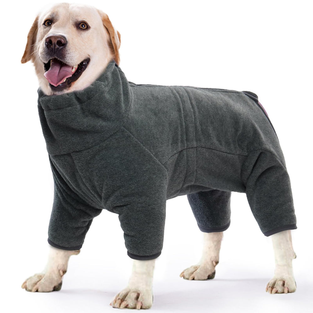 ROZKITCH chaqueta para perros grandes, vista frontal, ideal para mantener calor durante paseos