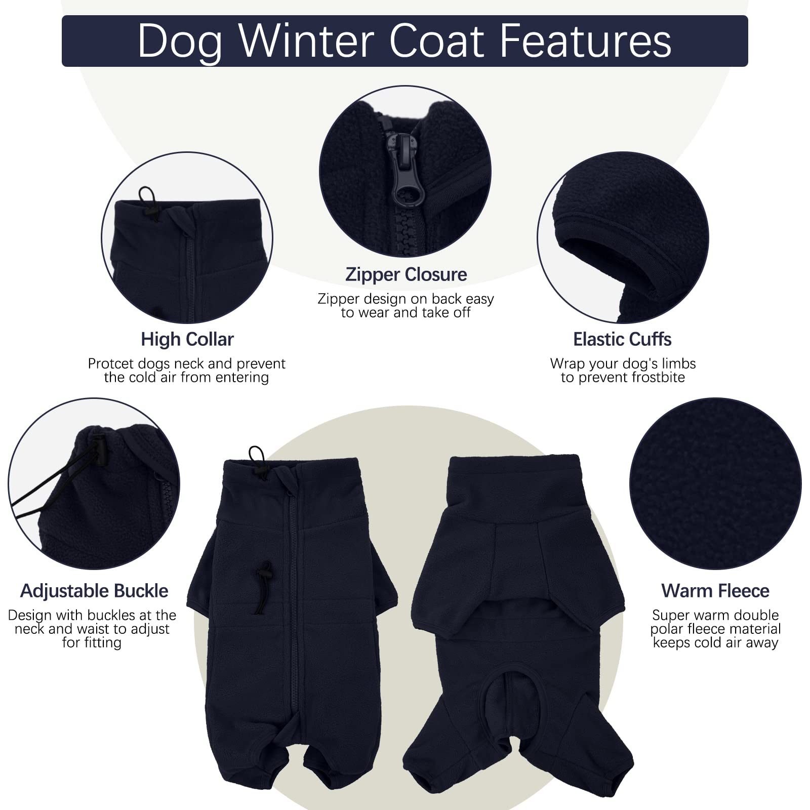 ROZKITCH Pijama perro fácil de poner sin irritar a la mascota.