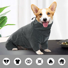 ROZKITCH sudadera para perro grande, forro doble de felpa para mayor aislamiento.