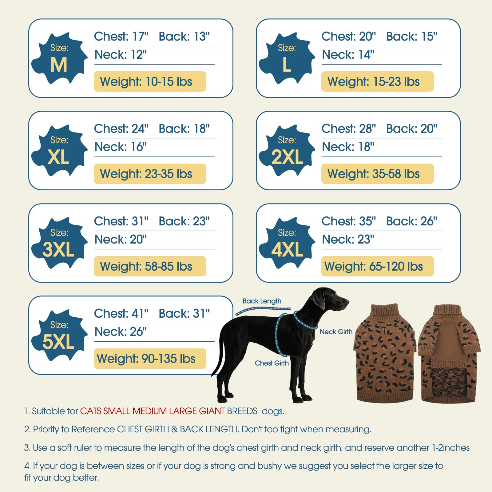 ROZKITCH prenda pensada para perros grandes con ajuste adaptable