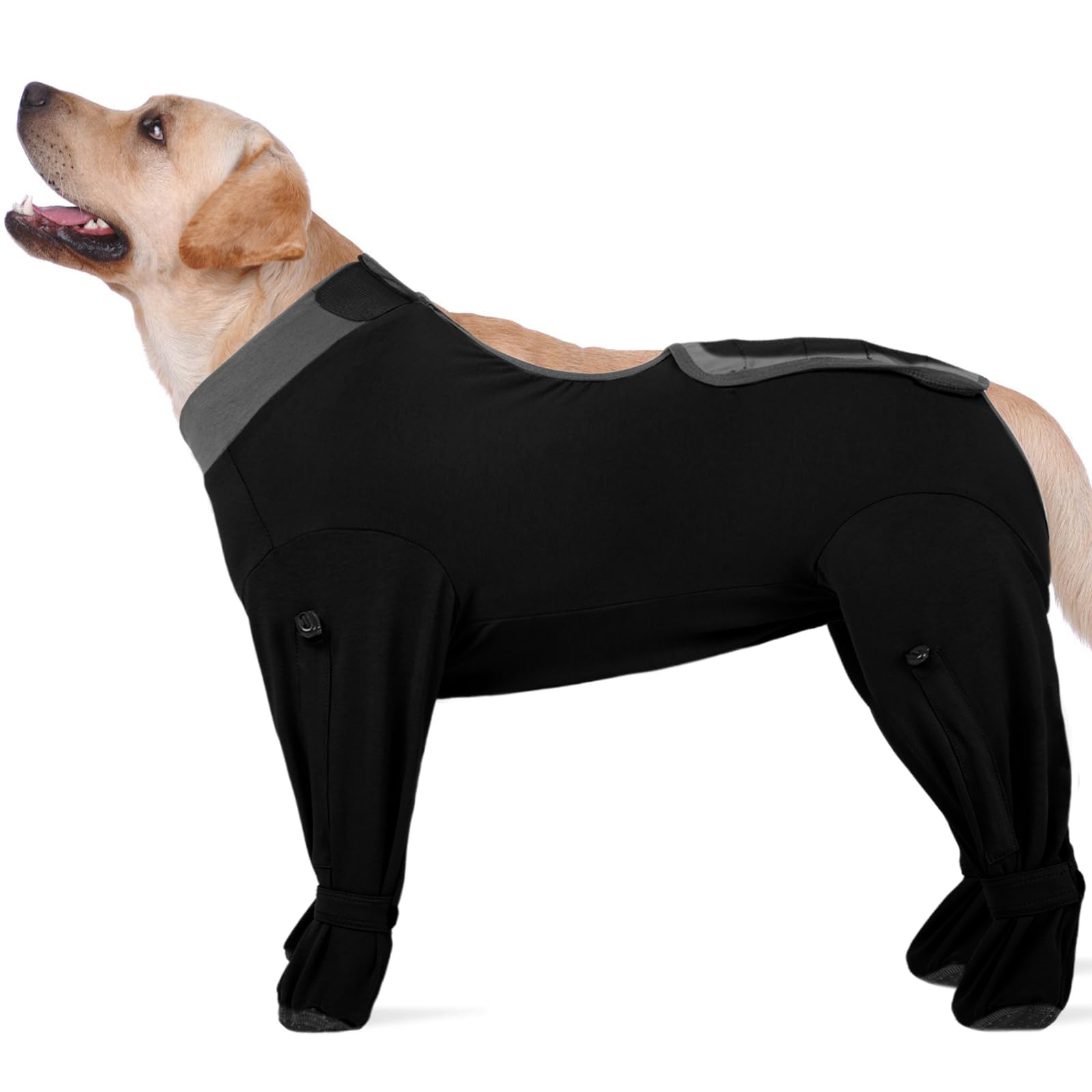 ROZKITCH traje de recuperación para perro cubre todo el cuerpo, protegiendo heridas