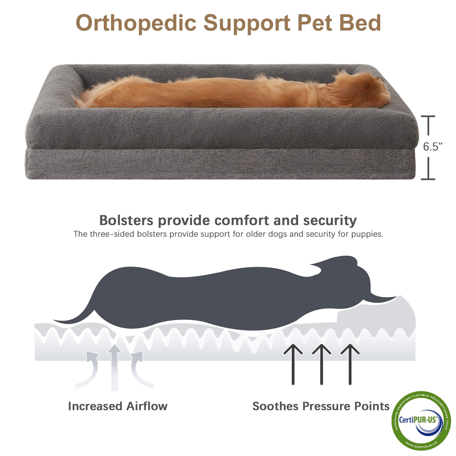 RRPETHOME base-antideslizante mantiene la cama estable