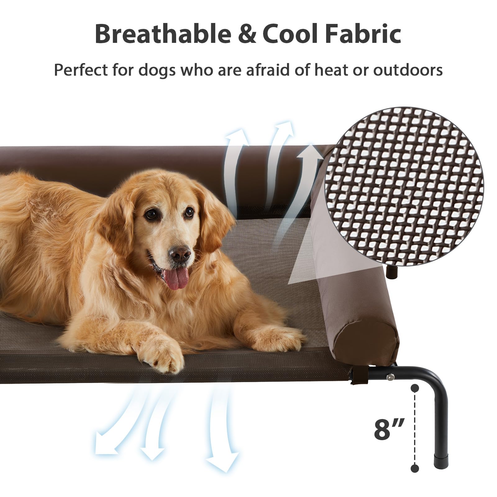 Almohada en forma de letra U de RRPETHOME para descanso cómodo.