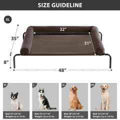 Cama para perros RRPETHOME con almohada en forma U fija para descanso ergonómico