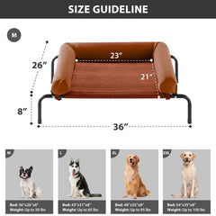 RRPETHOME cama-perro-elevada-grandes-perros: estructura sólida para perros grandes y activos.