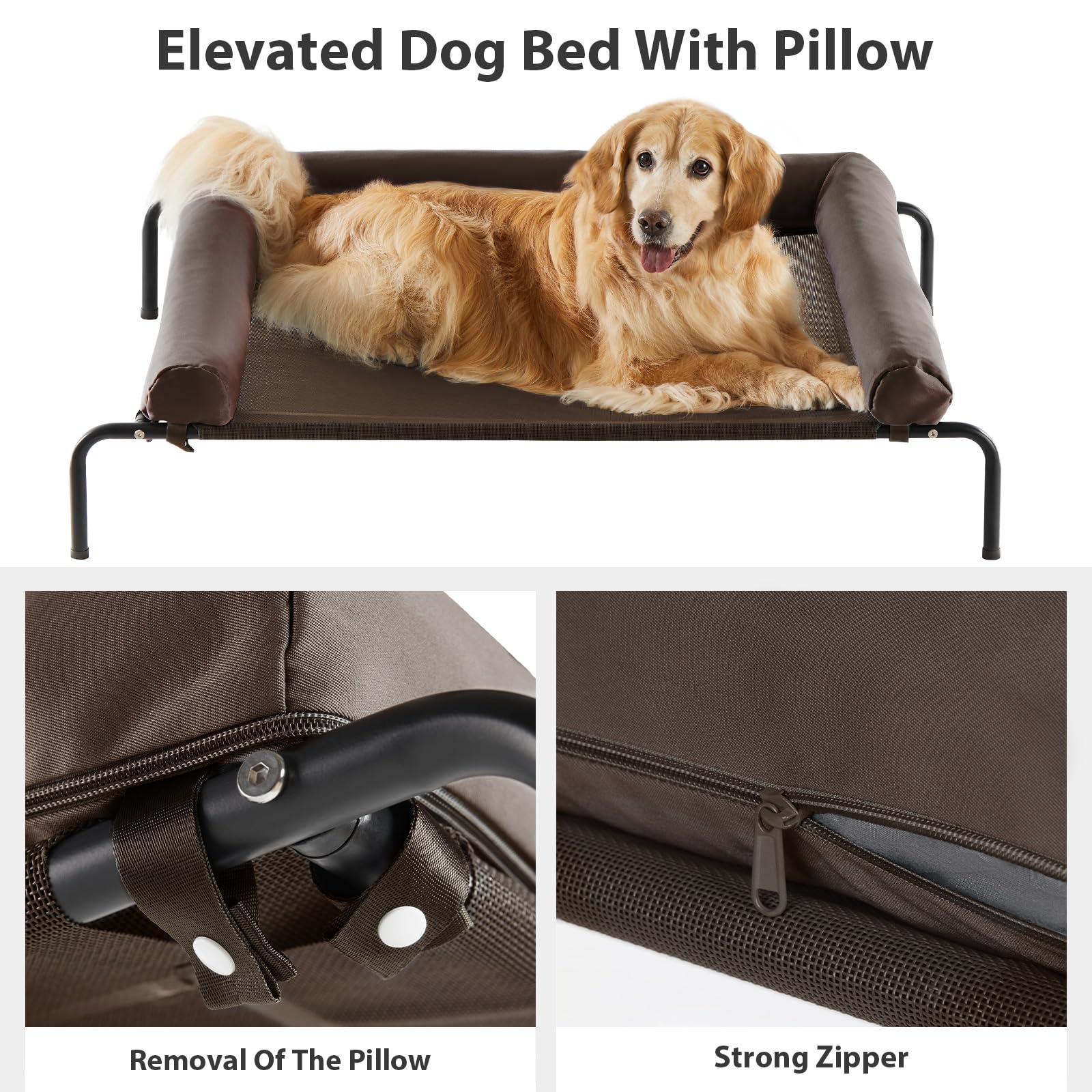 Patas antideslizantes de la cama RRPETHOME para suelo estable.