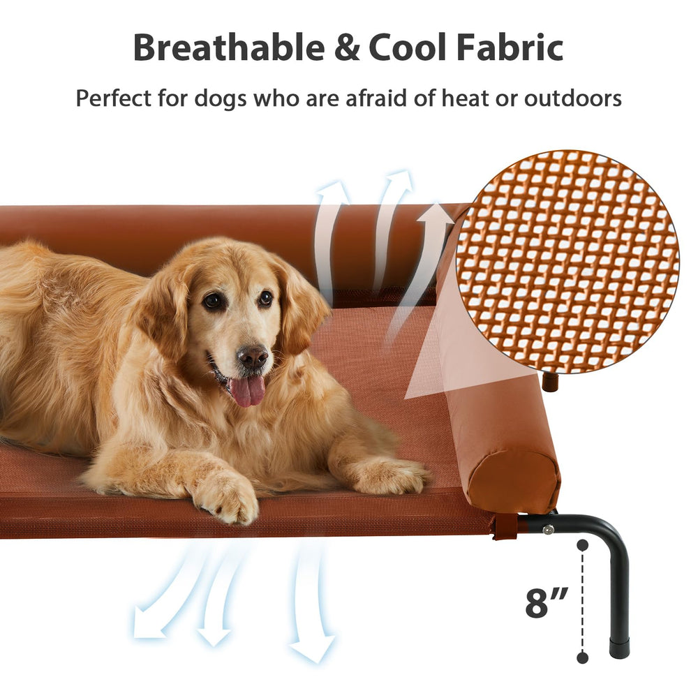 Pies antideslizantes de la cama para perros RRPETHOME protegiendo el suelo