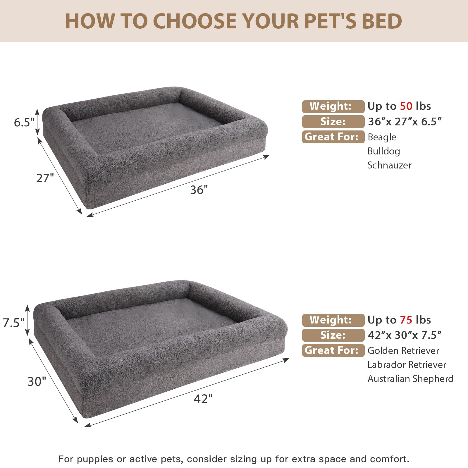 RRPETHOME cama-perro-impermeable protege espuma y limpieza