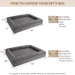 RRPETHOME cama-perro-impermeable protege espuma y limpieza