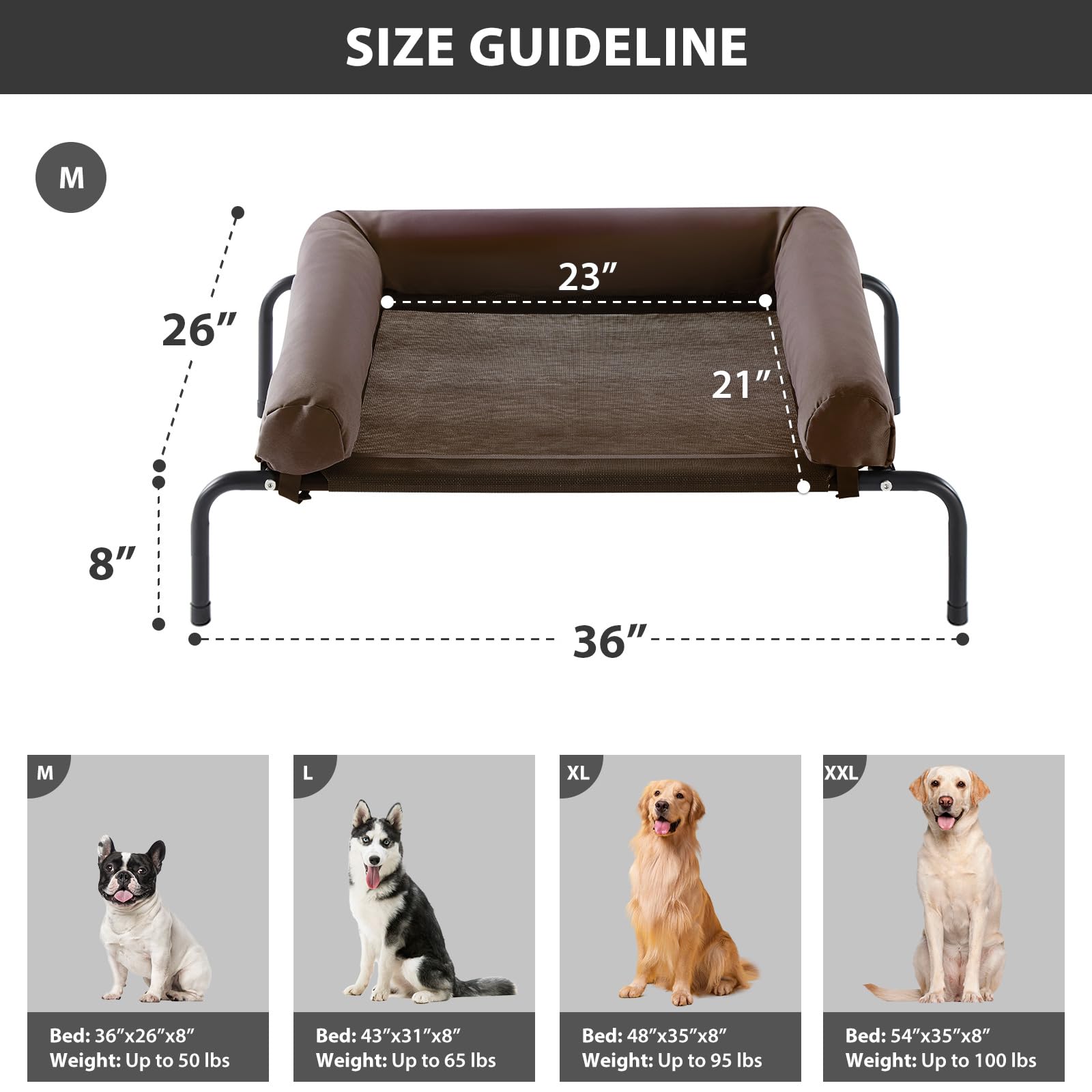 Almohada en forma de U de RRPETHOME removible y lavable para comodidad del perro