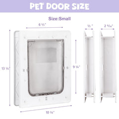 Puerta para perros Rseord, cierre magnético seguro