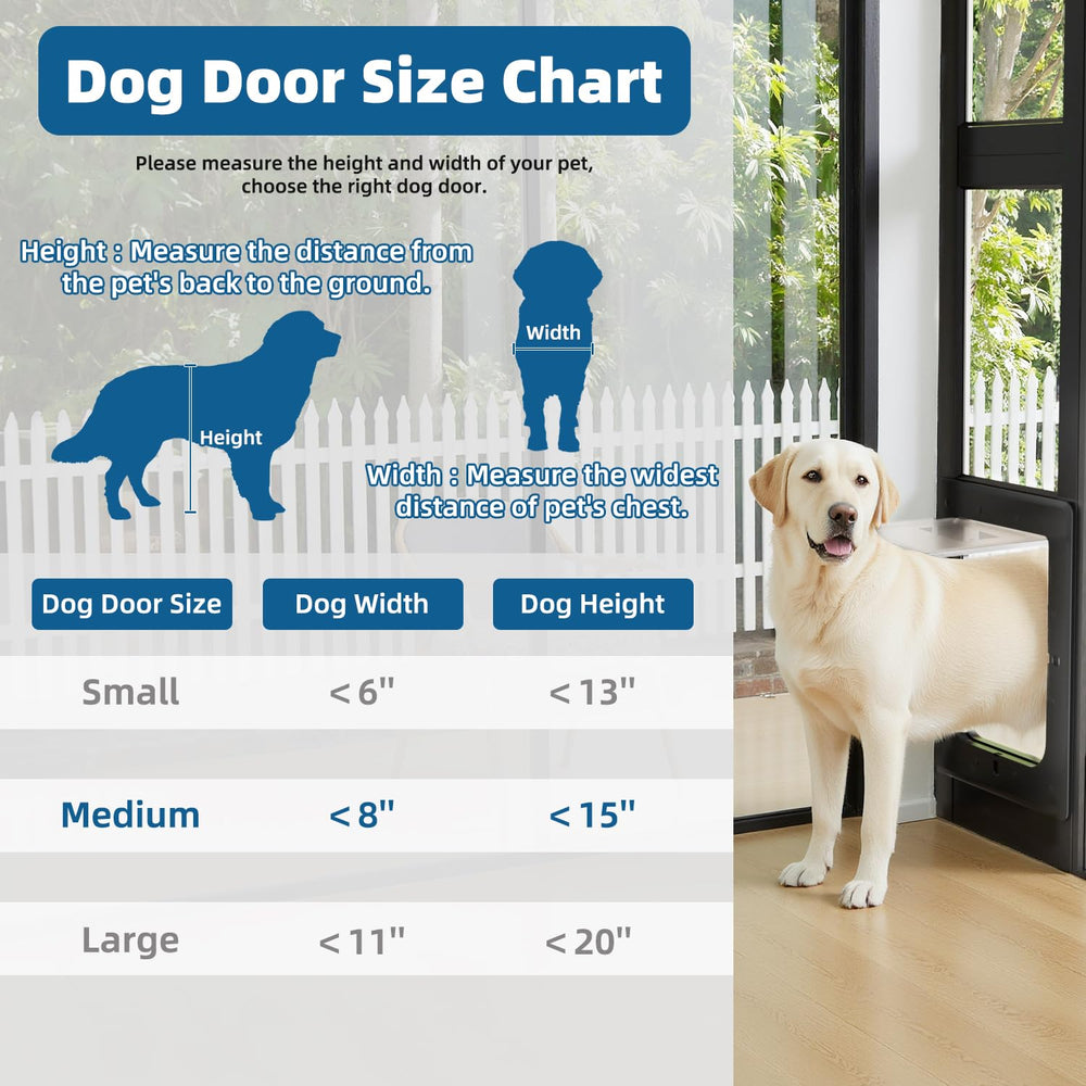 RSEORD Acceso cómodo diario para perros y gatos en patio.