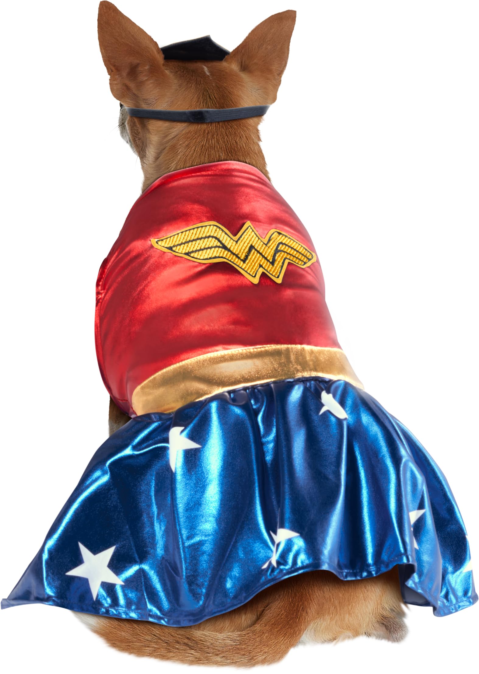 Disfraz DC Comics Wonder Woman para mascota, conjunto ligero