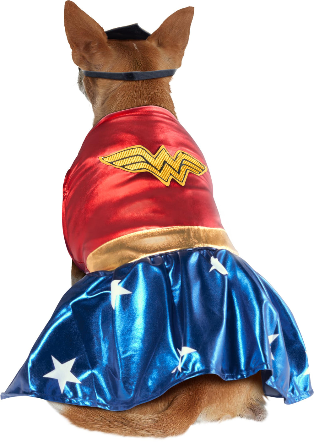 Disfraz DC Comics Wonder Woman para mascota, conjunto ligero