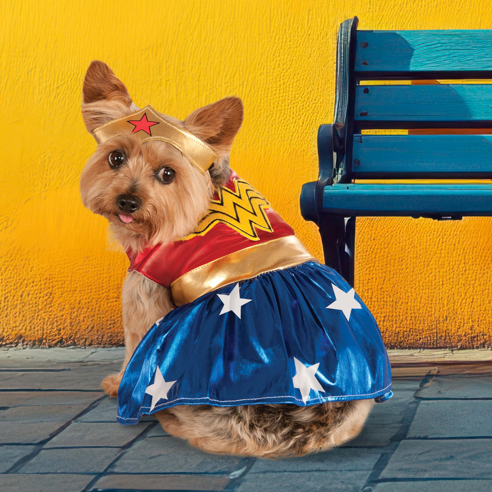 Material ligero y transpirable de Rubies para mascota Wonder Woman