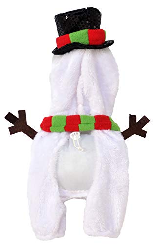 Disfraz Rubies Muñeco de Nieve Mascota, sombrero destacado, añade elegancia invernal.