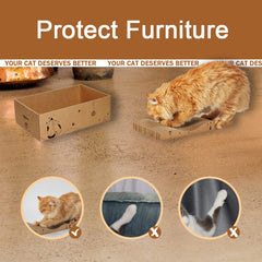 RUBMEOW caja externa duradera y reciclable para rascadores