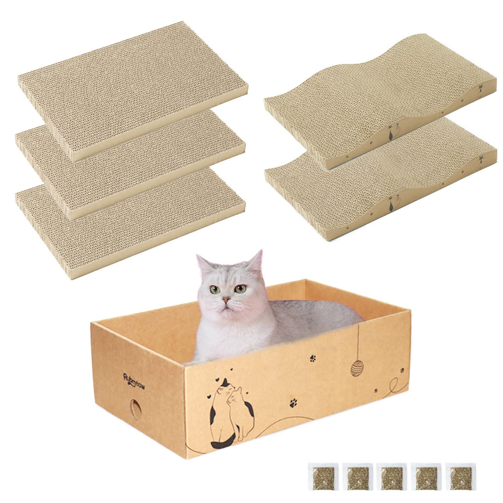 RUBMEOW empaque reciclable, presentación sostenible para el hogar.