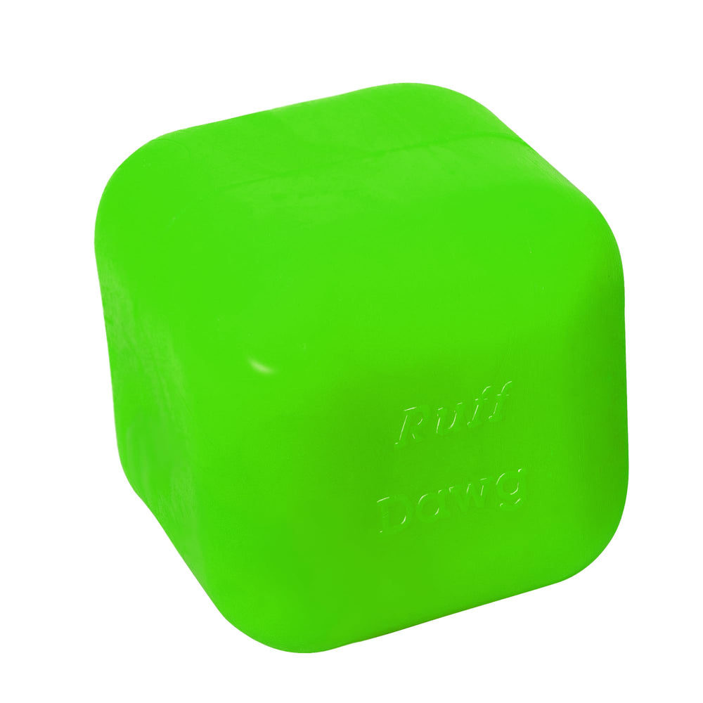 Dawg-Cube de Ruff Dawg, durabilidad extrema para masticadores fuertes.