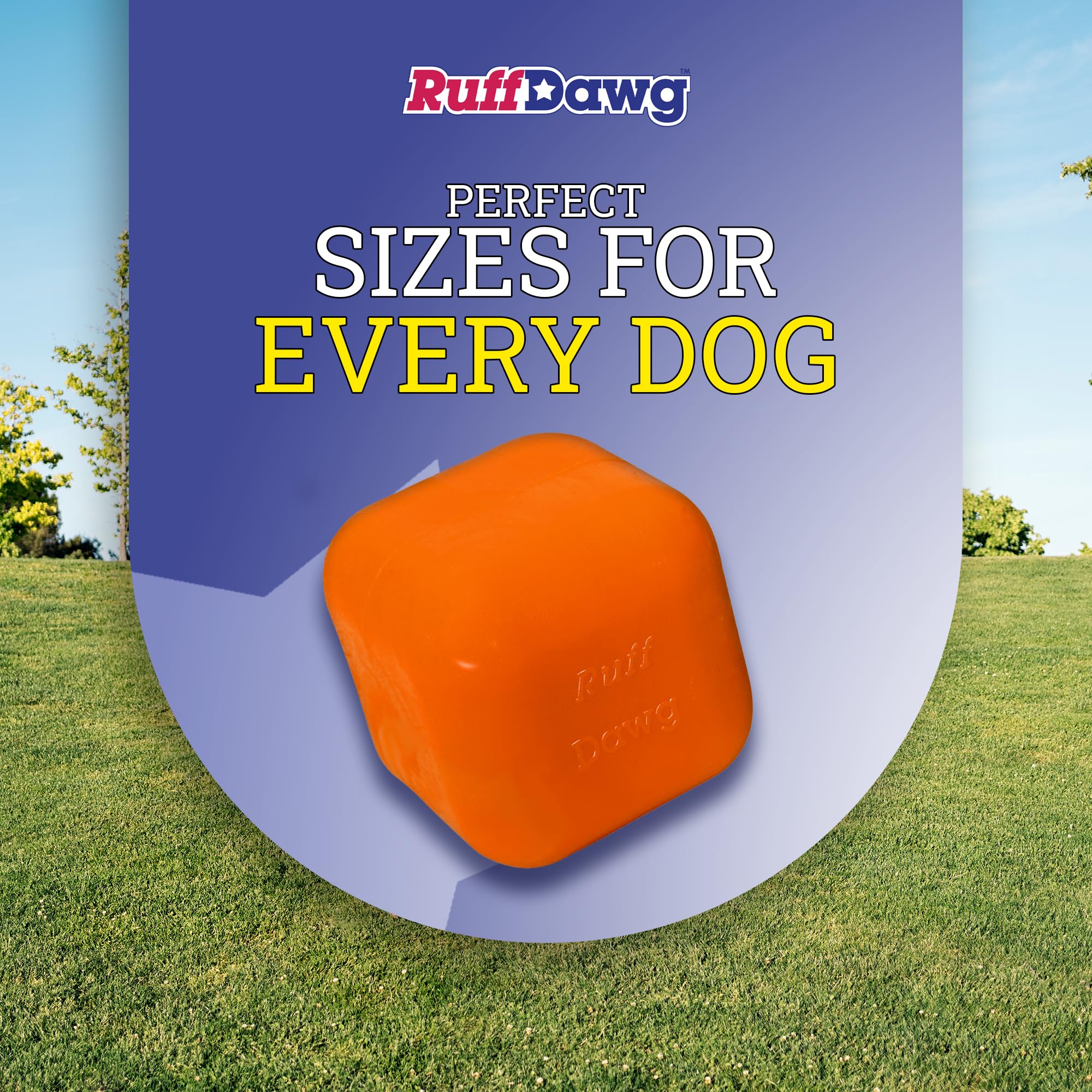Dawg-Cube de Ruff Dawg, perfecto para juego exterior y ejercicio.