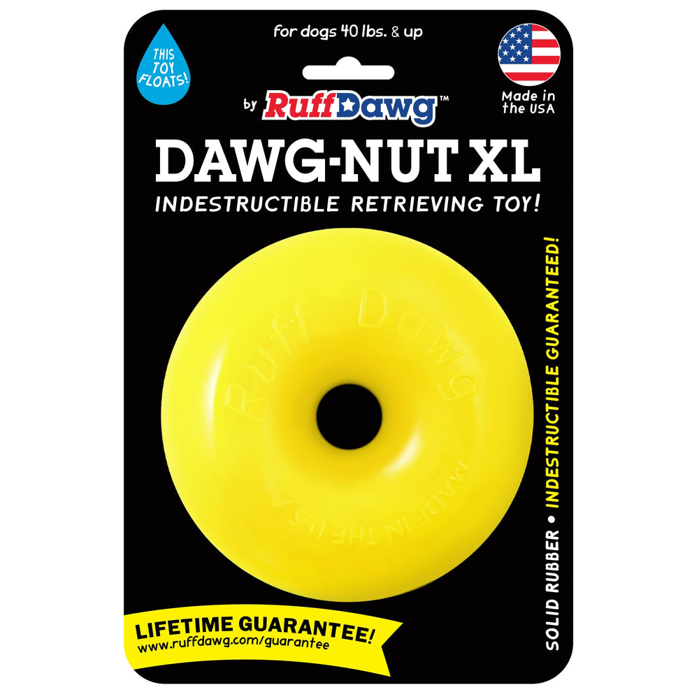 Ruff Dawg Dawg-Nut XL – Juguete exterior flotante para juegos de pelota