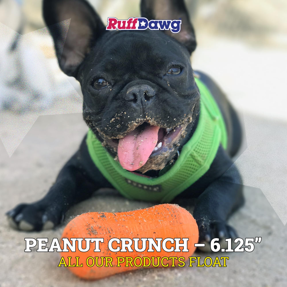 Ruff Dawg Peanut Crunch dentición suave para cachorros.
