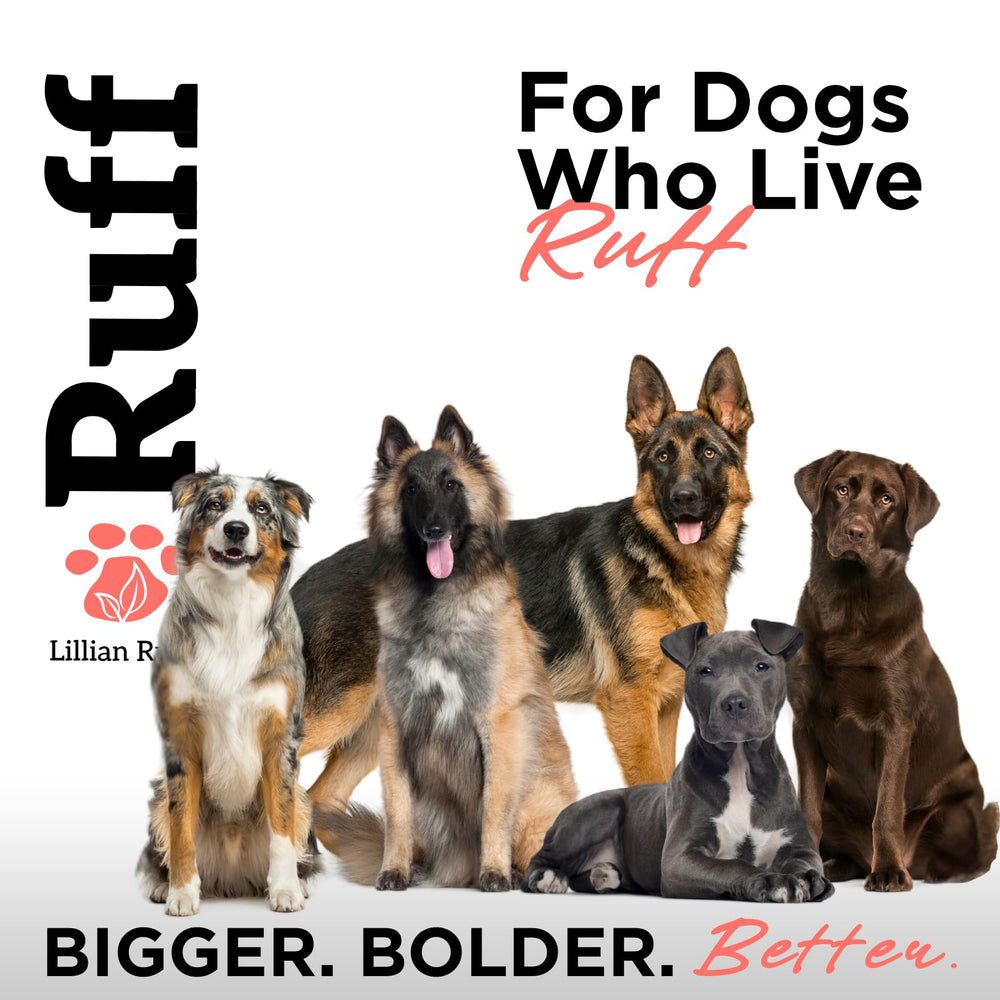 Ruff Lillian Ruff cuidado suave para razas con pelaje mixto.
