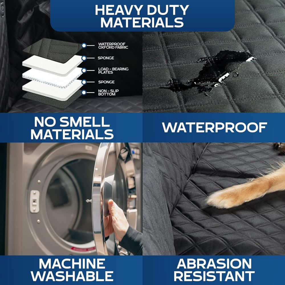 Ruff Liners anclajes integrados y seguridad durante el viaje de tu mascota.