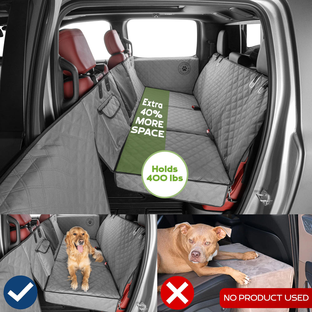 Ruff Liners bolsillo de almacenamiento trasero para mayor organización.