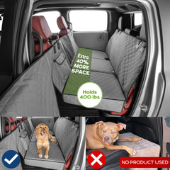 Ruff Liners bolsillo de almacenamiento trasero para mayor organización.