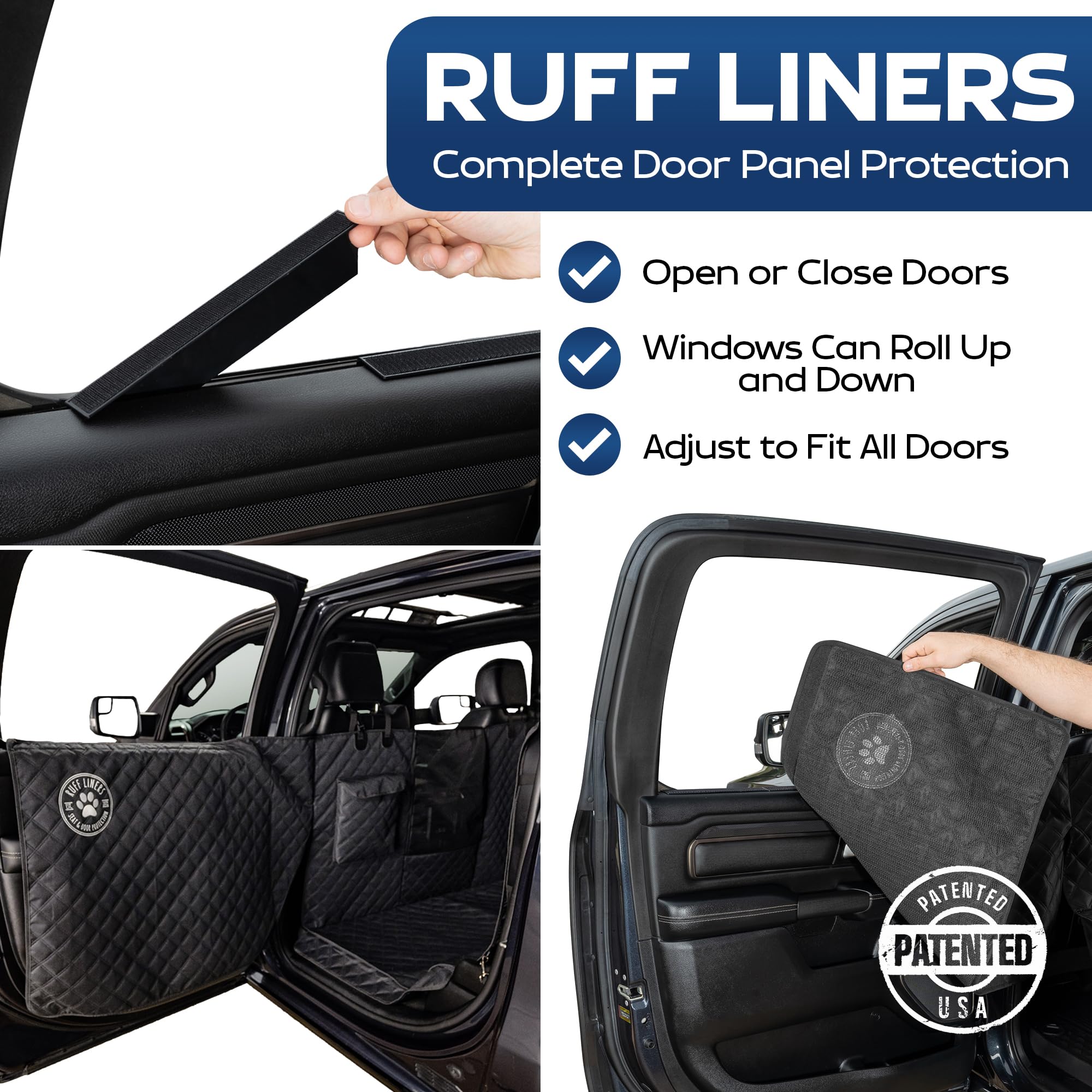 Ruff Liners XL protección de paneles de puerta evita manchas y rasguños.