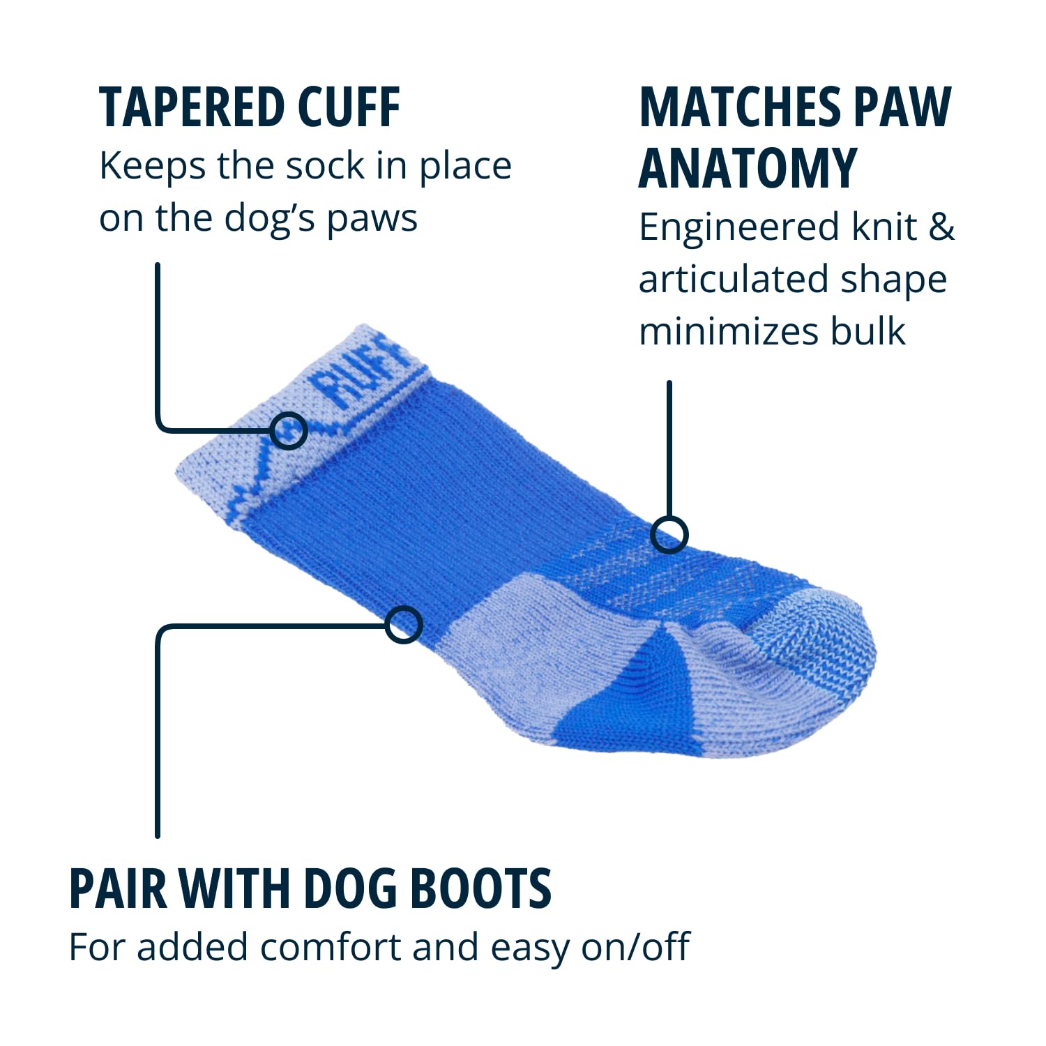 Ruffwear Bark'n Boot Socks patitas secas durante caminatas