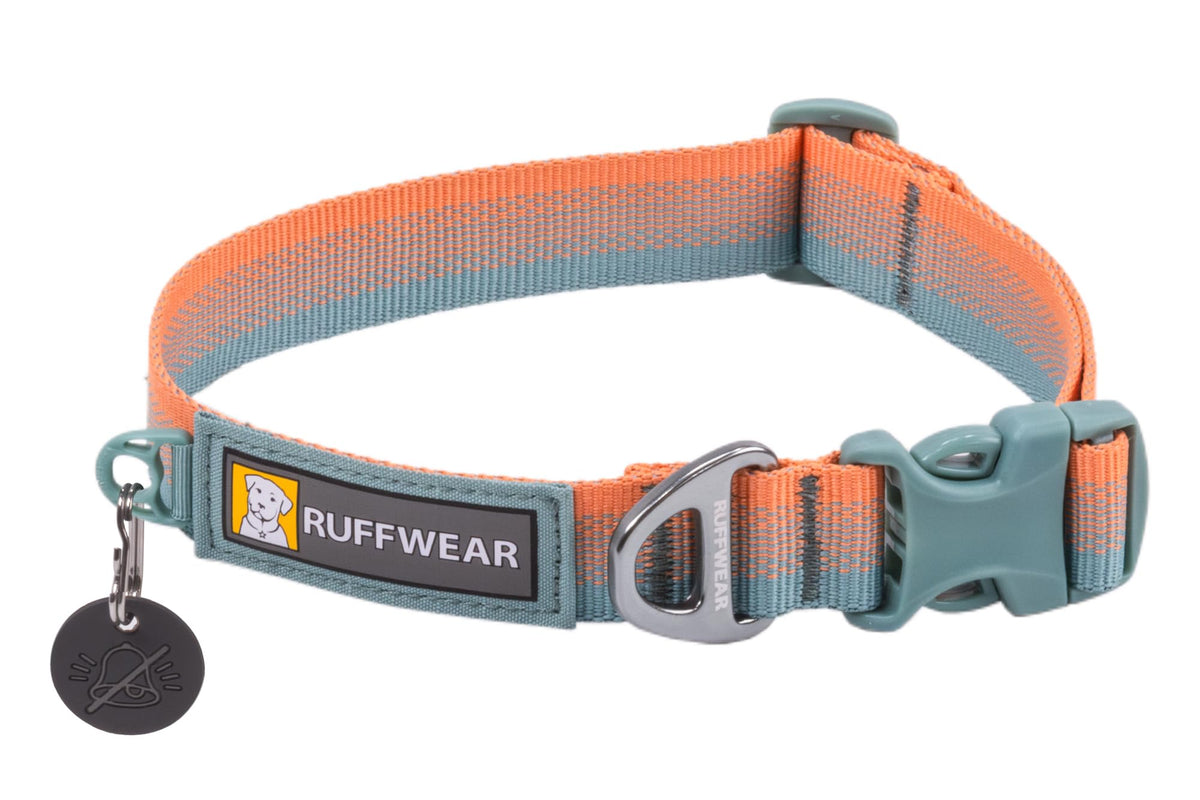 Ruffwear Front Range Collar con cinta Tubelok, ideal para paseos diarios y aventuras al aire libre.
