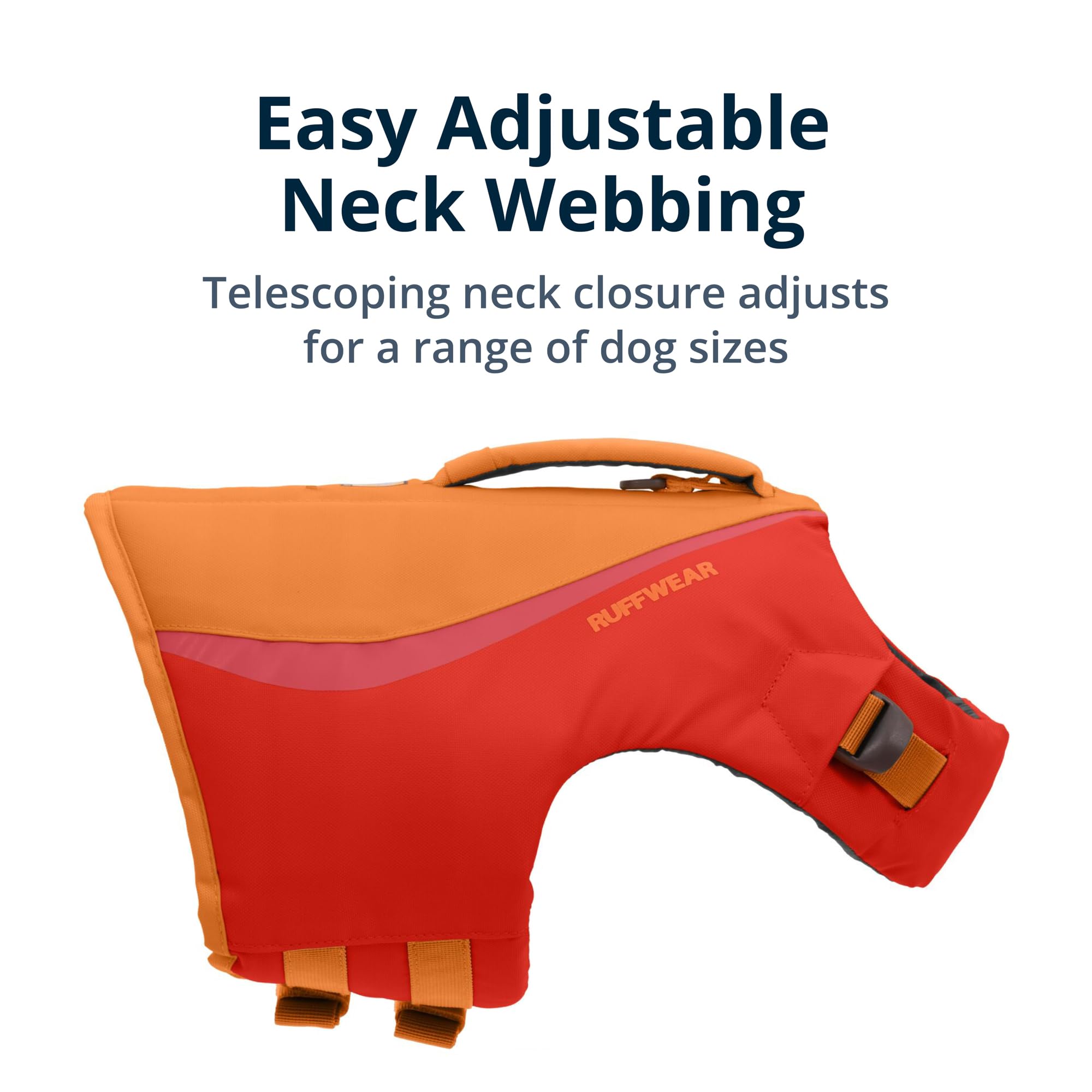 Ruffwear Float Coat con cierre estable para diversas razas.