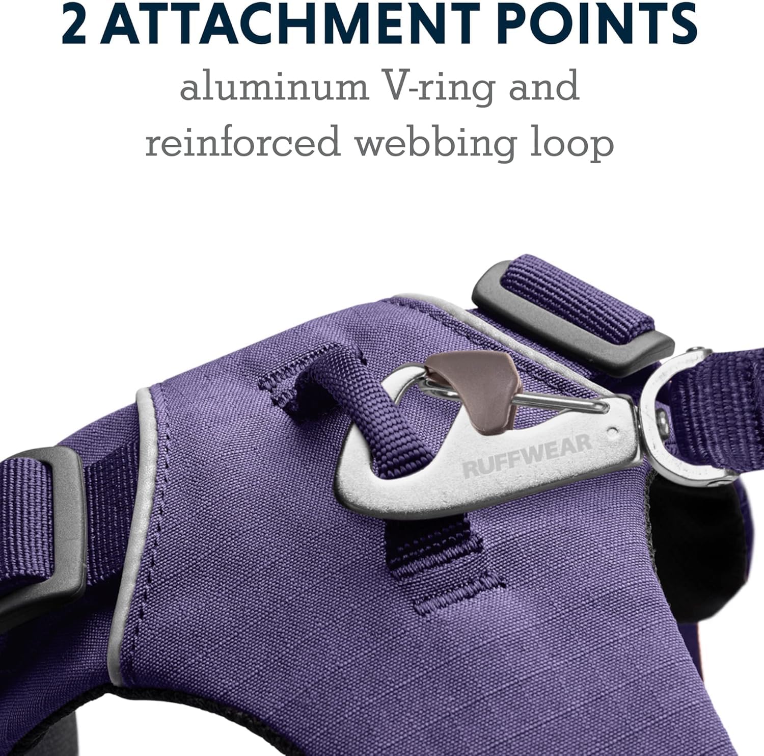 Ruffwear Front Range: reflectante para visibilidad en poca luz.