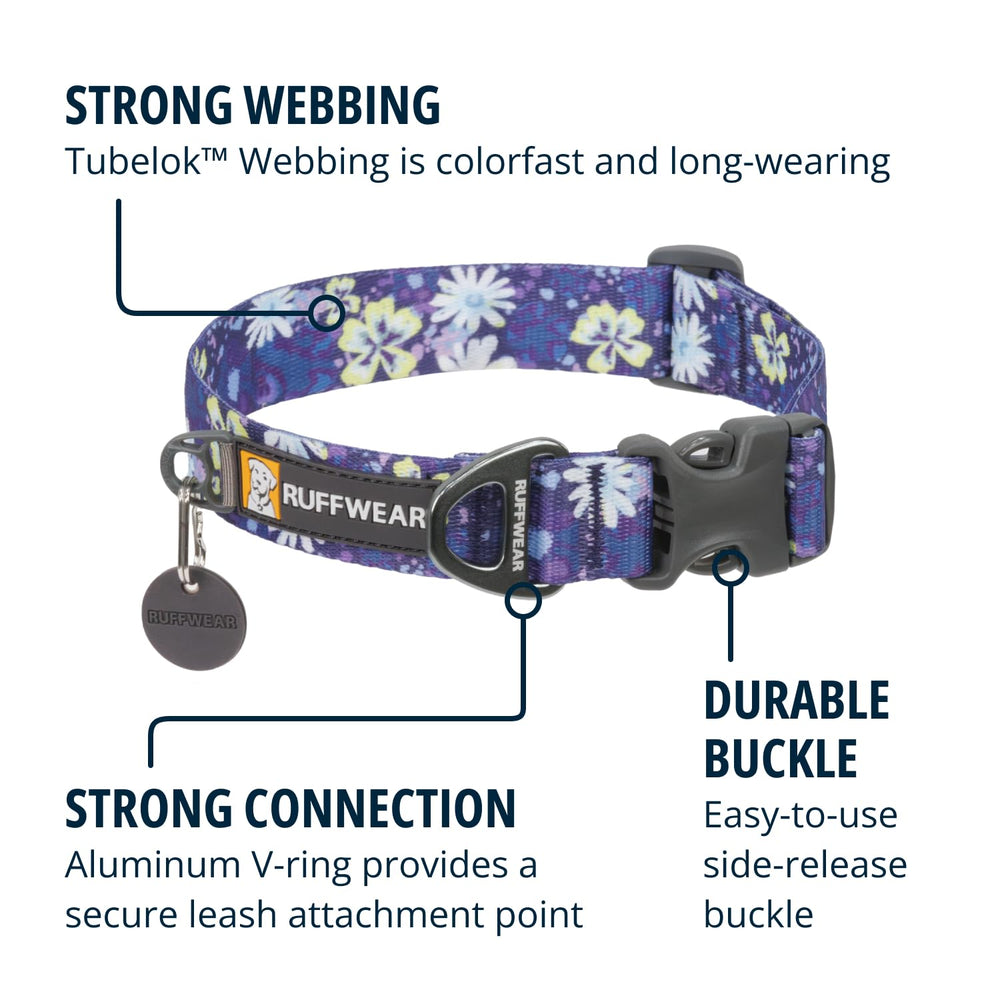 Ruffwear Front Range Collar, silenciador de etiquetas para paseos tranquilos.