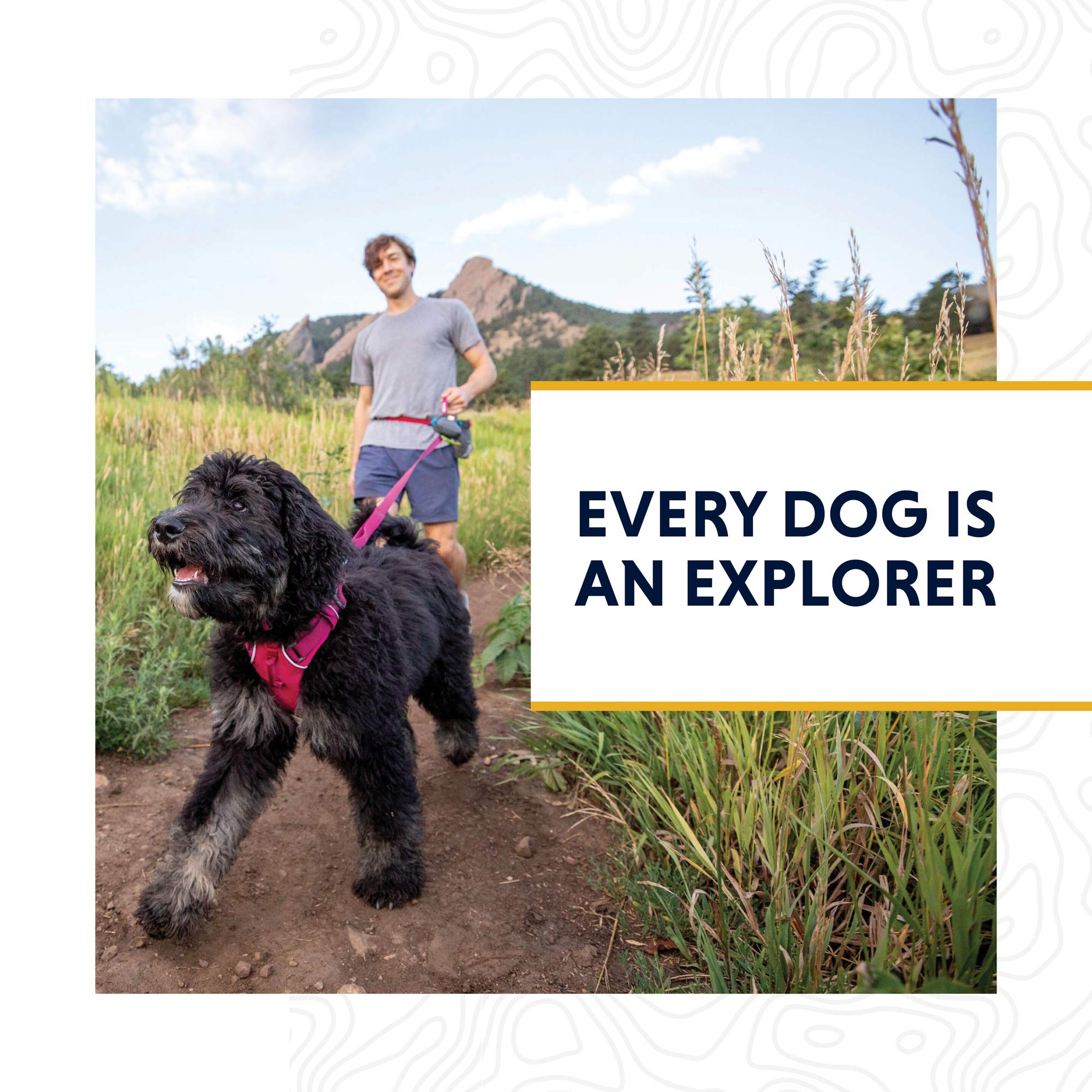 Ruffwear Front Range Leash: manija ergonómica para uso prolongado.