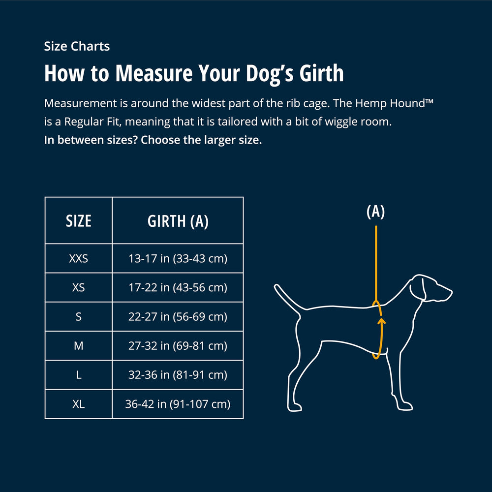 Ruffwear Hemp Hound Sweater, vista trasera en azul pizarra, ajuste cómodo para caminatas