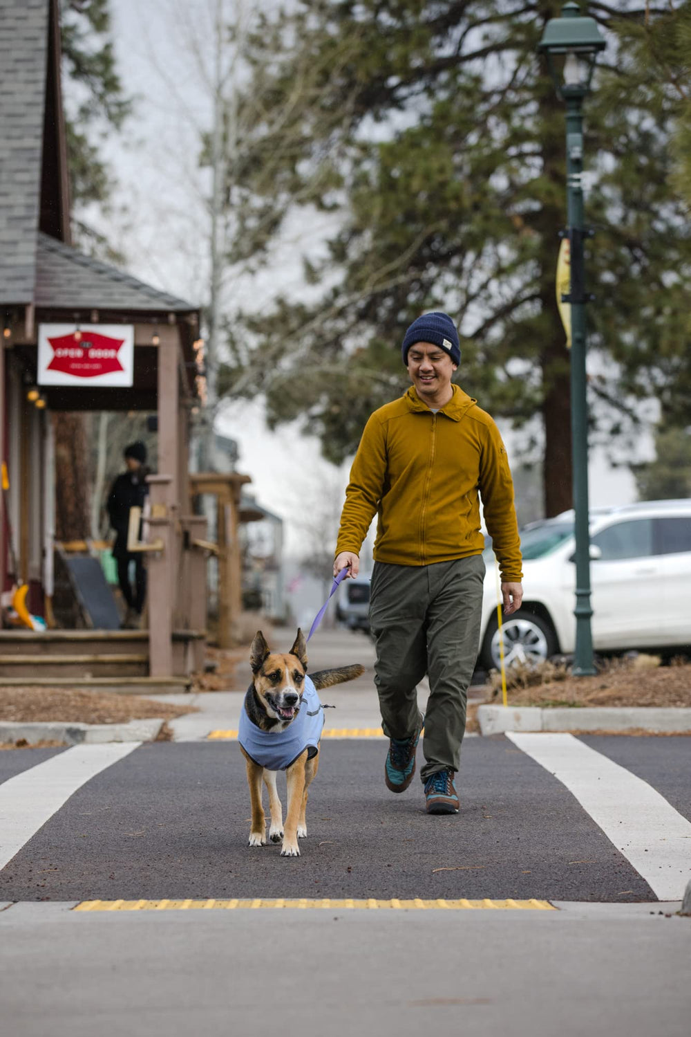Ruffwear Hemp Hound Sweater interior suave: confort diario.