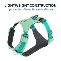 Ruffwear Hi & Light cuatro puntos de ajuste para un ajuste seguro.